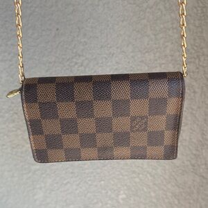 Louis Vuitton Damier Ebene Portefeuille Tresor w/ COA